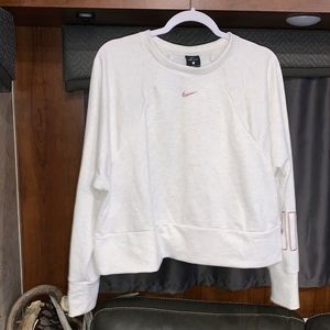 Women’s Nike Pink glitter Cropped Crewneck